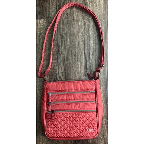 lug Handbags - Lug Breezer Crossbody Bag in Rosewood Red  NWOT